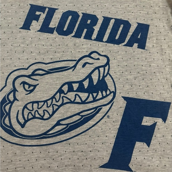 Nike Women's Gray and Orange Florida Tank Top size M - Picture 2 of 4